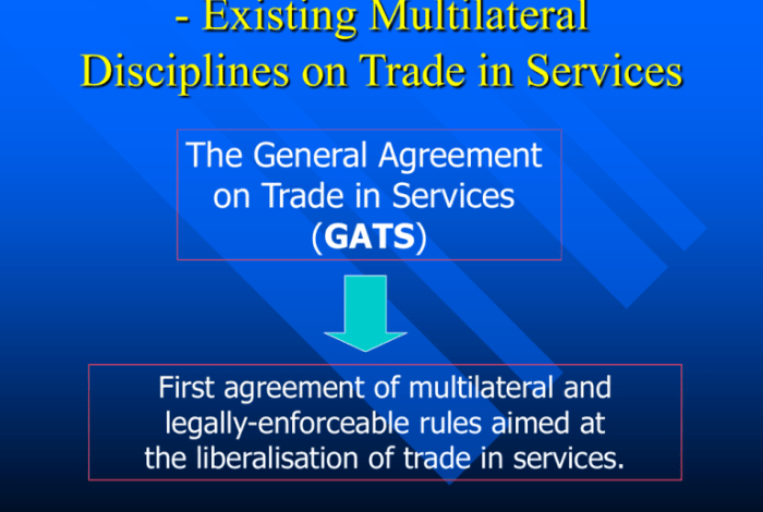 General agreement on trade in services