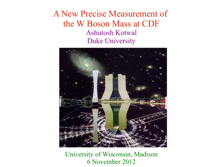 Particle physics could be rewritten after shock w boson measurement