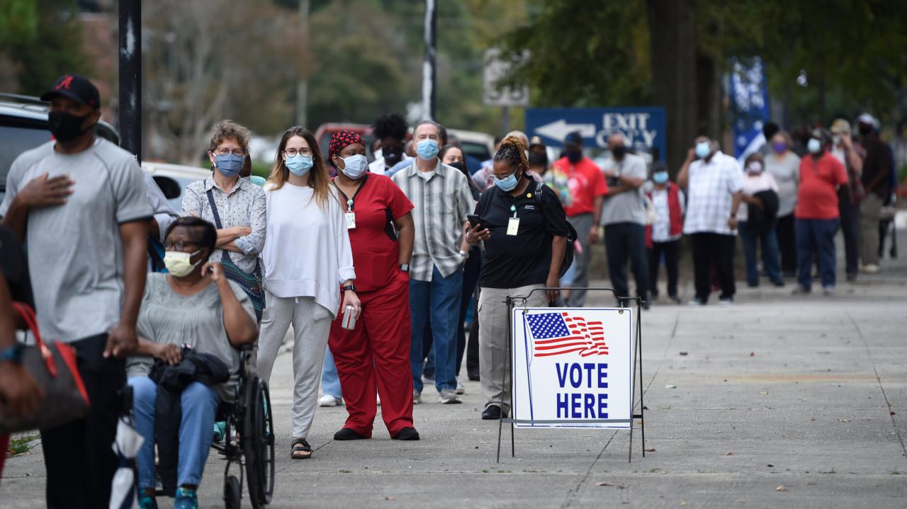 Early voting surges as georgia watches for impact of election law