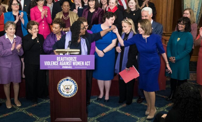 Theres a dangerous loophole in the violence against women act and biden can close it