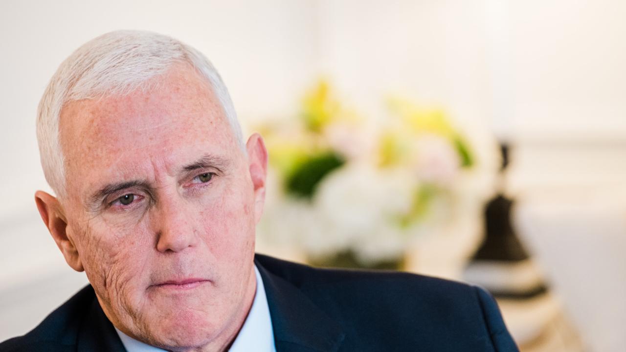 Pence to speak in washington on eve of trumps first return to d c since he was president