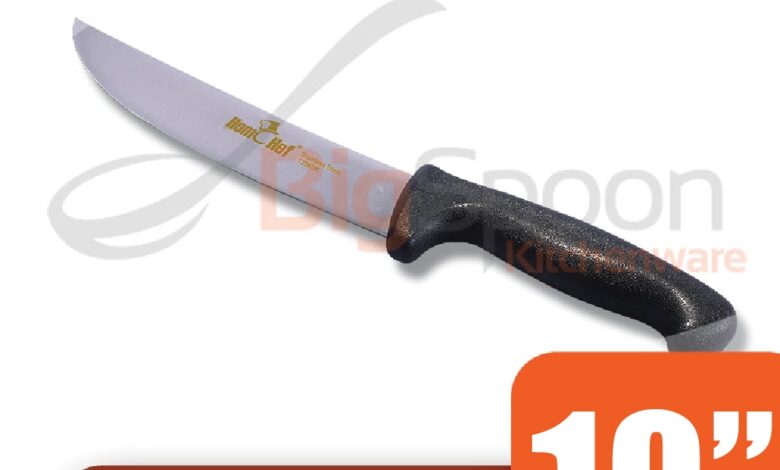 This 10 butcher knife slices through even the toughest produce