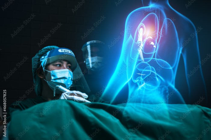 Simulation surgical holographic introduit hologrammes chirurgie enseignement casque besoin haider