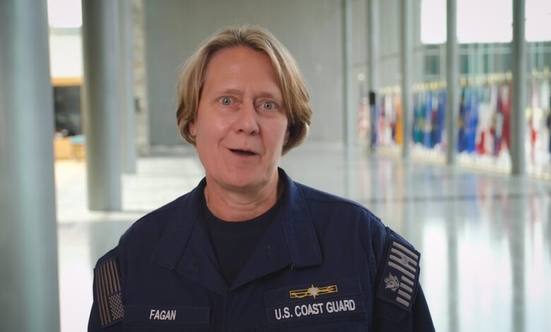 Coast guard commandant linda fagan becomes first woman to lead u s armed forces branch