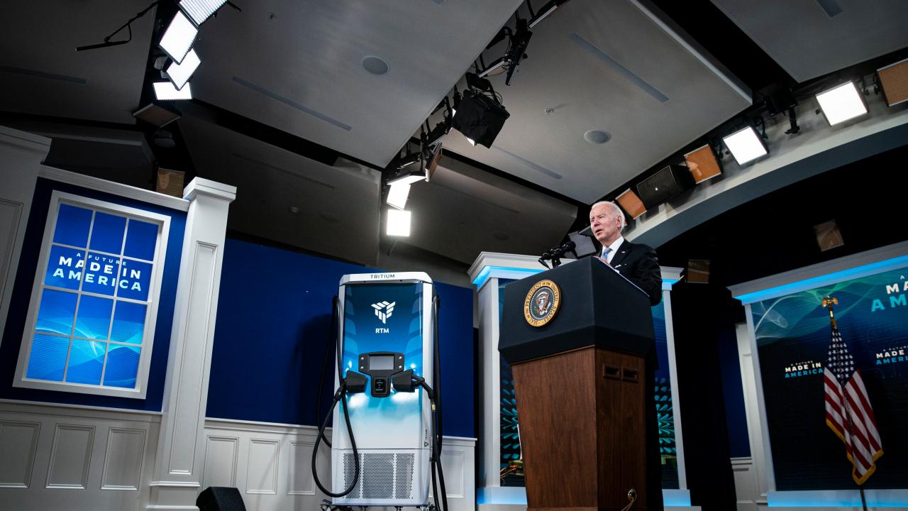 Biden administration to set rules of the road for charging electric vehicles