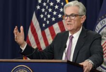 Powell downplays impact of rate cut on trump harris presidential race