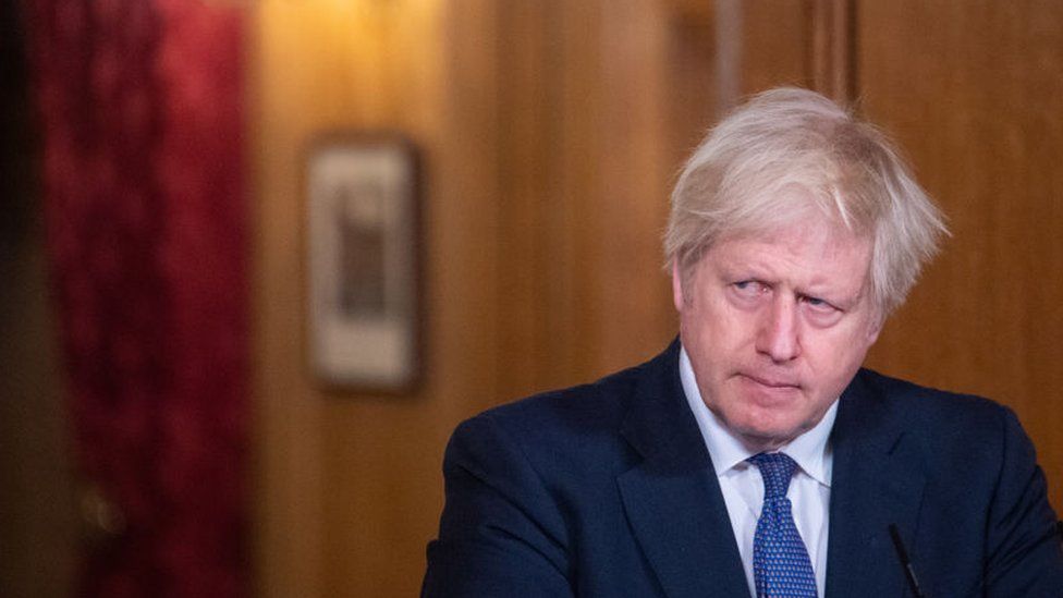 Boris johnson barely survives a challenge to his leadership