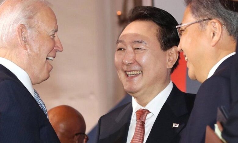 In south korea biden moves to shore up alliance