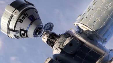 Down two thrusters boeings starliner docks with space station