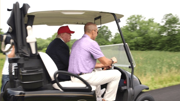 Trump says he was bundled into golf cart after shots rang out