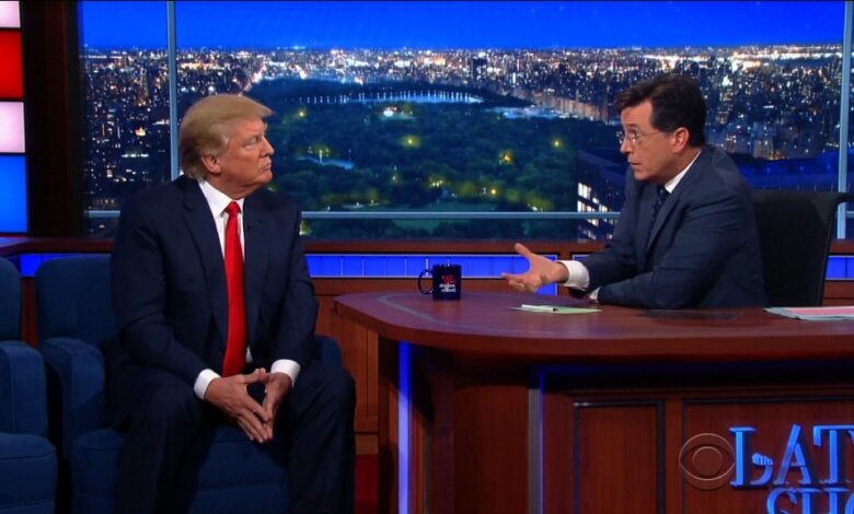 Stephen colbert skewers donald and ivanka trump after hearing