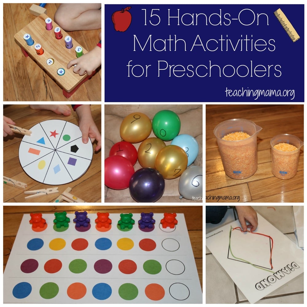 20 preschool math games and activities to start them off right