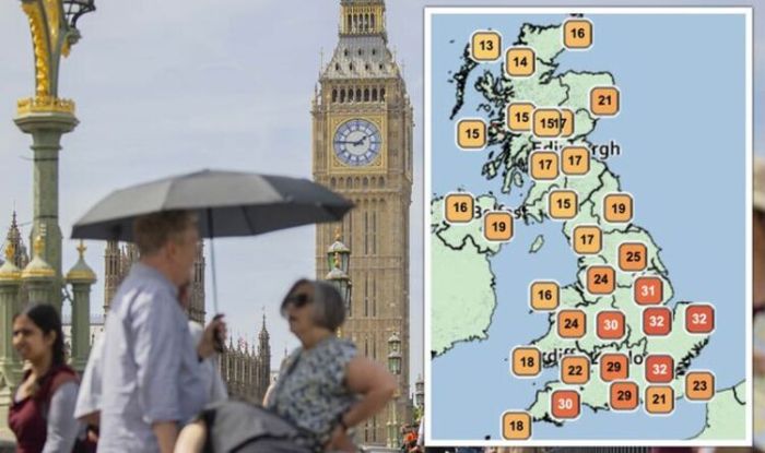 How long will britains mini heatwave last