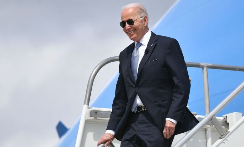 Biden has an eye on china as he heads to south korea japan