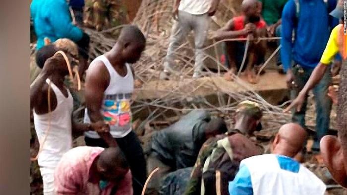 Sierra leone building collapse in freetown kills eight