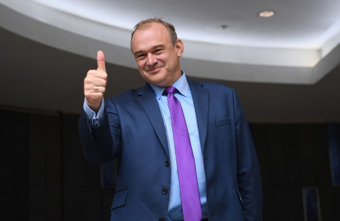 Sir ed davey to say lib dems will offer people hope and will accuse tories of being unfit for opposition