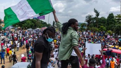 Nigeria protests ten activists charged with treason