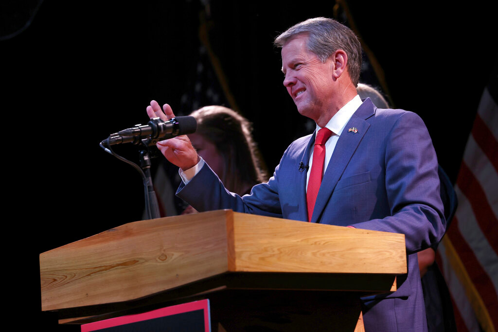 Georgias brian kemp appears on track to hand trump his highest profile endorsement loss