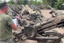 What was stored at russian arms depot in tver region