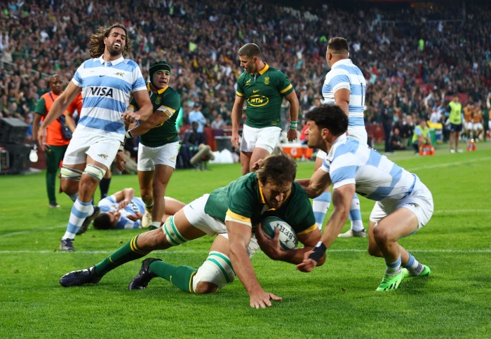 Rugby championship how argentina can win the tournament against world champions south africa