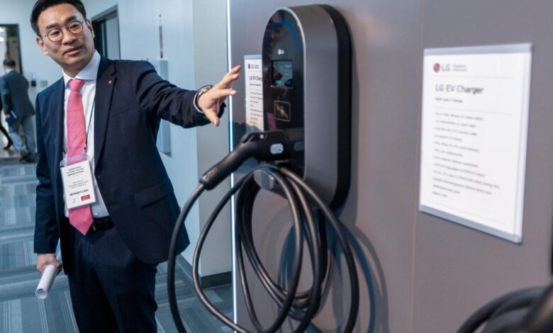 Lg electronics enters the ev charging market