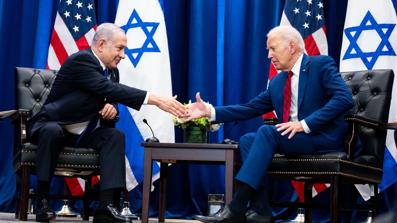 Bidens terse reply when asked if netanyahu is doing enough on hostages no