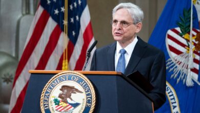 Merrick garland appears to confirm that the doj is investigating trump