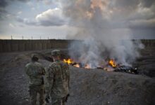 What are burn pits and how did they harm u s troops