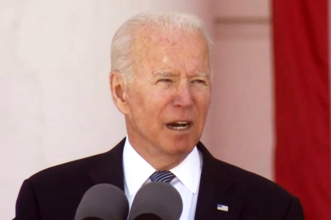 Biden delivers a powerfully moving defense of democracy on memorial day