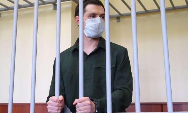 Parents of trevor reed jailed in russia protest at the white house