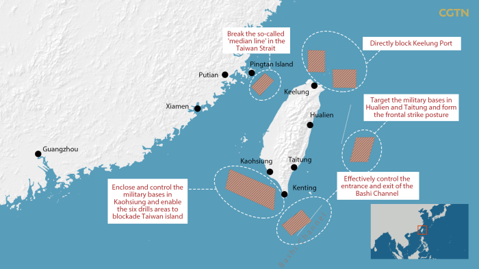 China starts biggest ever military drills around taiwan in wake of pelosis visit