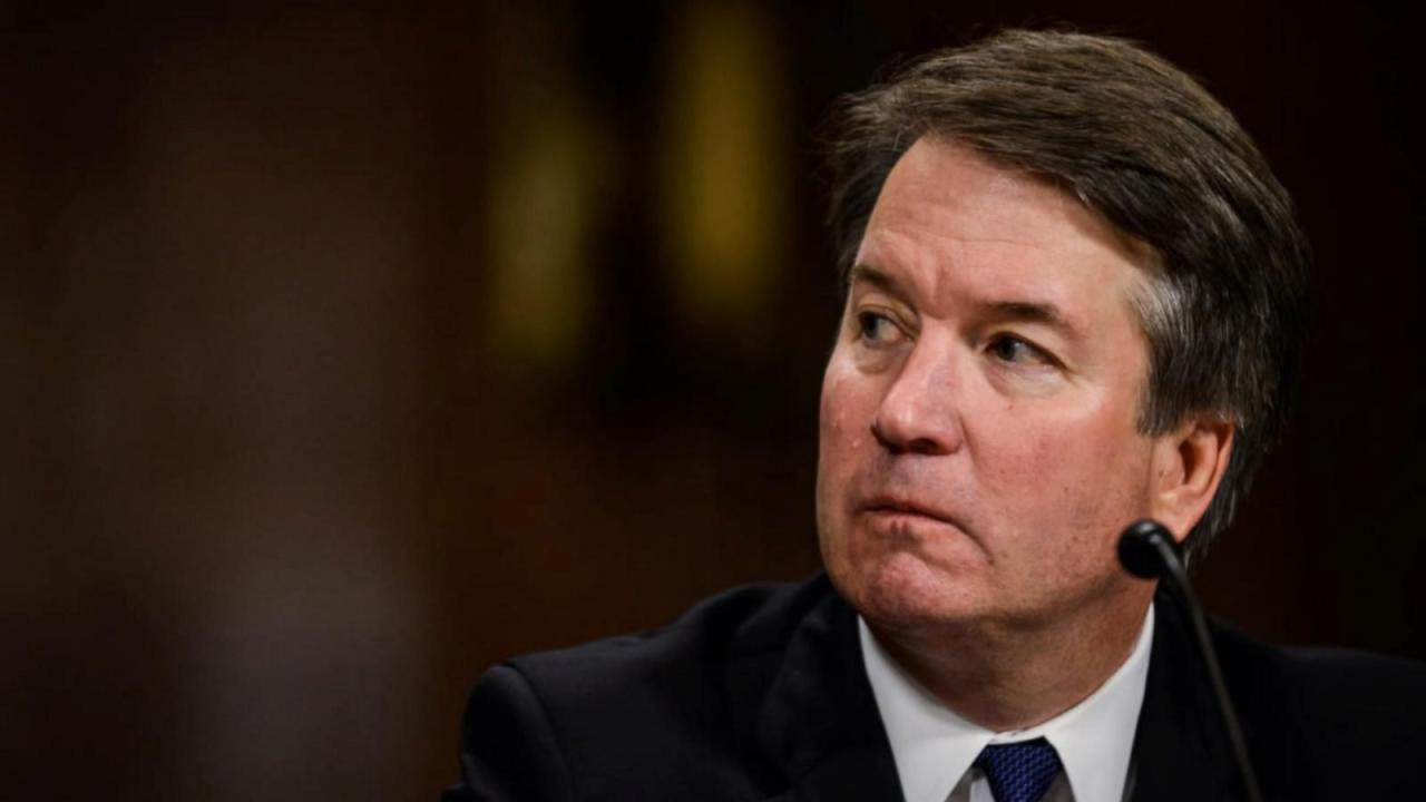 Armed man is arrested near home of justice kavanaugh