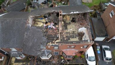 Tornado strikes aldershot in hampshire bringing down trees damaging buildings