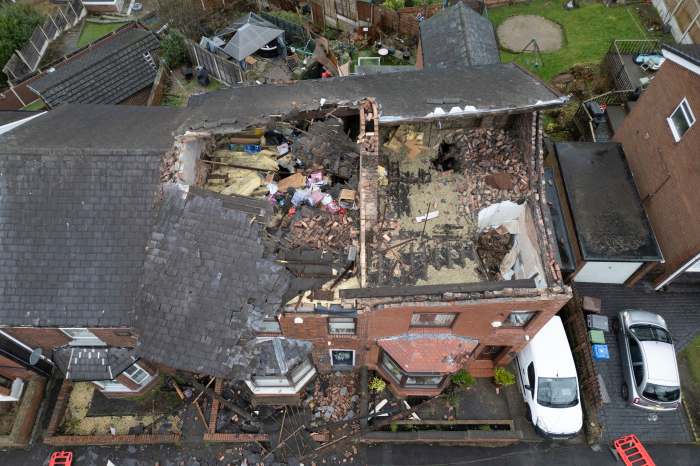 Tornado strikes aldershot in hampshire bringing down trees damaging buildings