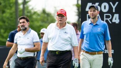 Trump faces 9 11 families fury over his slobbering support of saudi backed golf tour