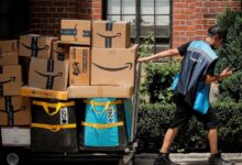 Hundreds of amazon delivery drivers in new york join teamsters union