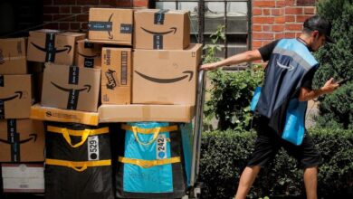 Hundreds of amazon delivery drivers in new york join teamsters union