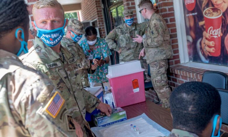 Thousands of national guard soldiers risk dismissal for going unvaccinated against covid