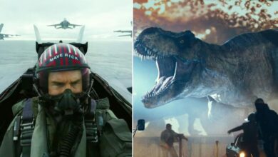 Jurassic world vs top gun two blockbusters are squaring off at the box office for the first time in a while