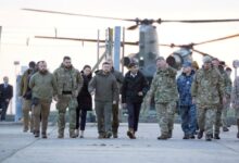 Zelenskyy visits us ammunition plant to rally support for ukraine