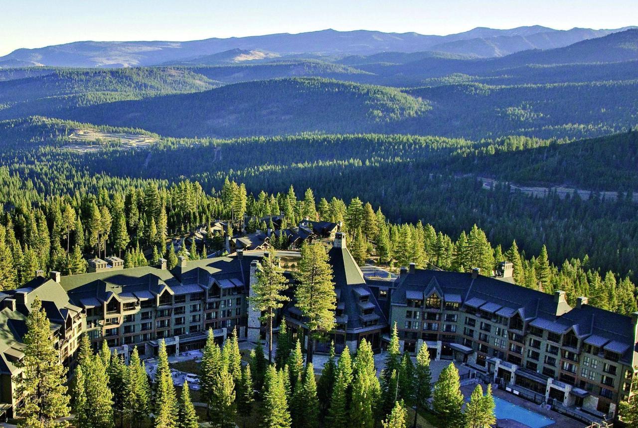 The ritz carlton lake tahoe is a summer mountain paradise