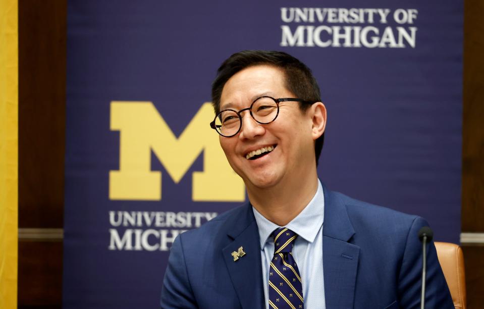 U of michigan wont give new president santa ono a faculty job if fired breaking precedent