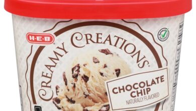 H e b issues recall for h e b creamy creations light mint chocolate chip ice cream due to mislabeling