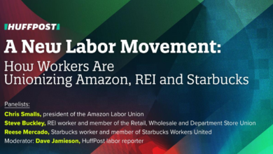 Watch live a new labor movement a new labor movement how workers are unionizing amazon starbucks and rei