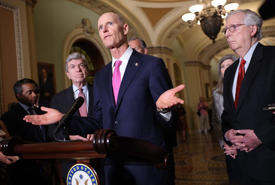 Rick scott refuses to answer why 77 of republicans wont condemn racism