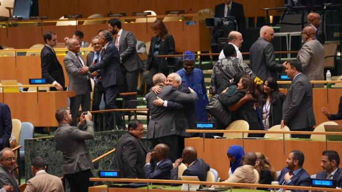 Un general assembly demands israel ends occupation of palestinian territories