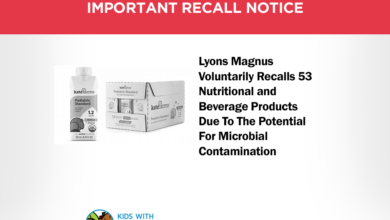 Lyons magnus voluntarily recalls 53 nutritional and beverage products due to the potential for microbial contamination