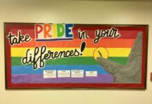 24 rainbow bulletin boards to celebrate pride month and beyond