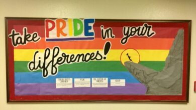 24 rainbow bulletin boards to celebrate pride month and beyond