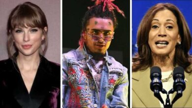 Lil pump rips taylor swift over kamala harris endorsement